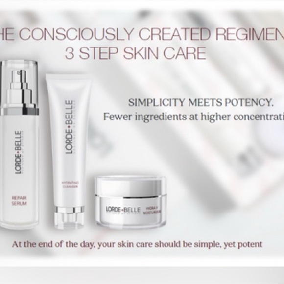 NWT/NIB Lorde + Belle 3-Step CC Skincare Regimen Trio 3-Pc Boxed Set - MSRP $199 - Picture 2 of 6